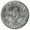 1922 Near Rim Canada 5-cents ICCS Certified MS-64 (XHT 267)