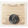 1923 Canada 5-cents ICCS Certified MS62 (XHT 269)