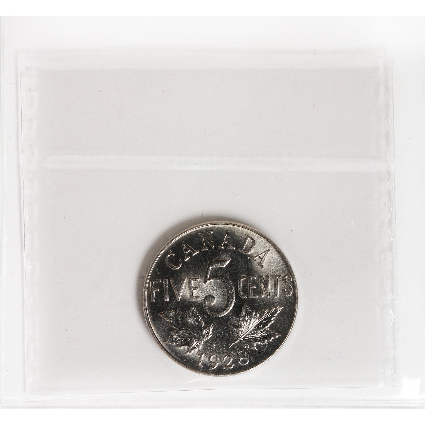 1928 Canada 5-cents ICCS Certified MS64 (XHT 280)