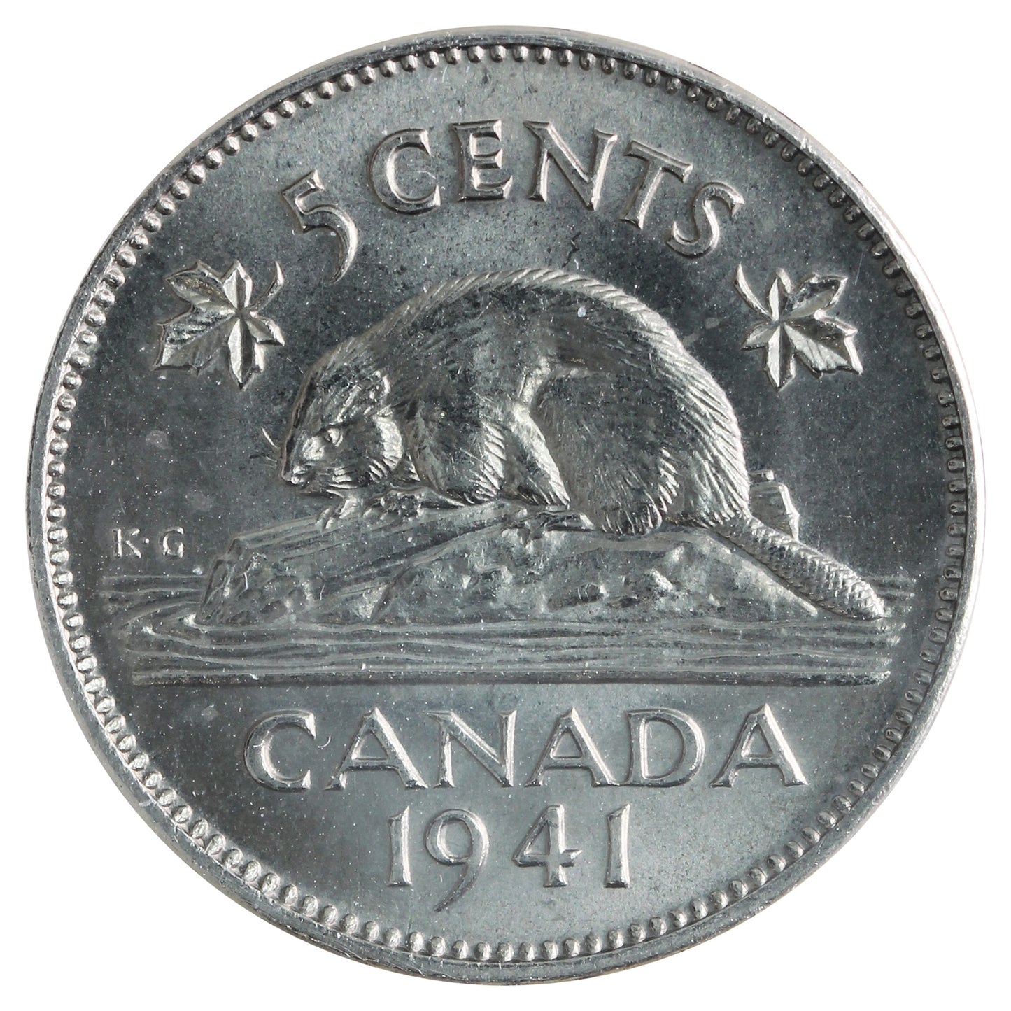 1941 Canada 5-cents ICCS Certified MS64 (XHT 327)