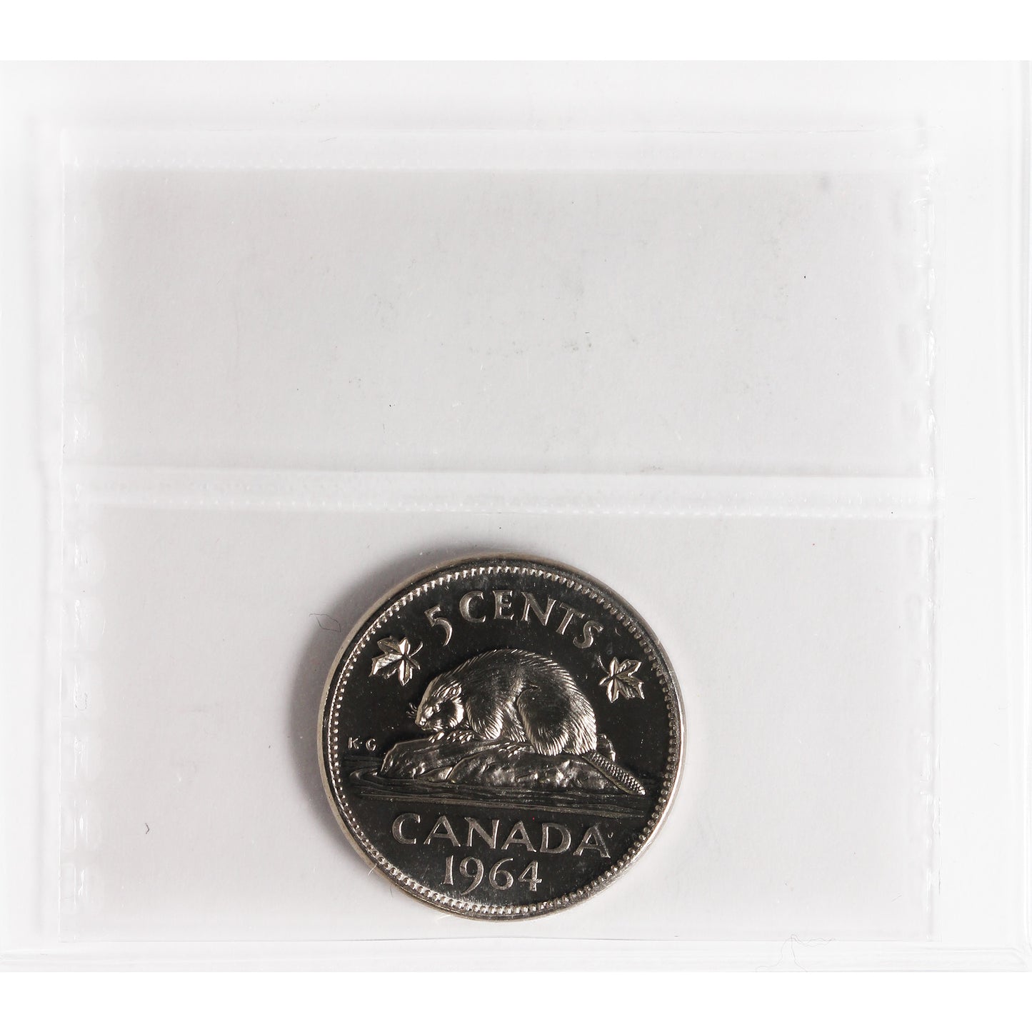 1964 Canada 5-cents ICCS Certified PL-66 Ultra Heavy Cameo