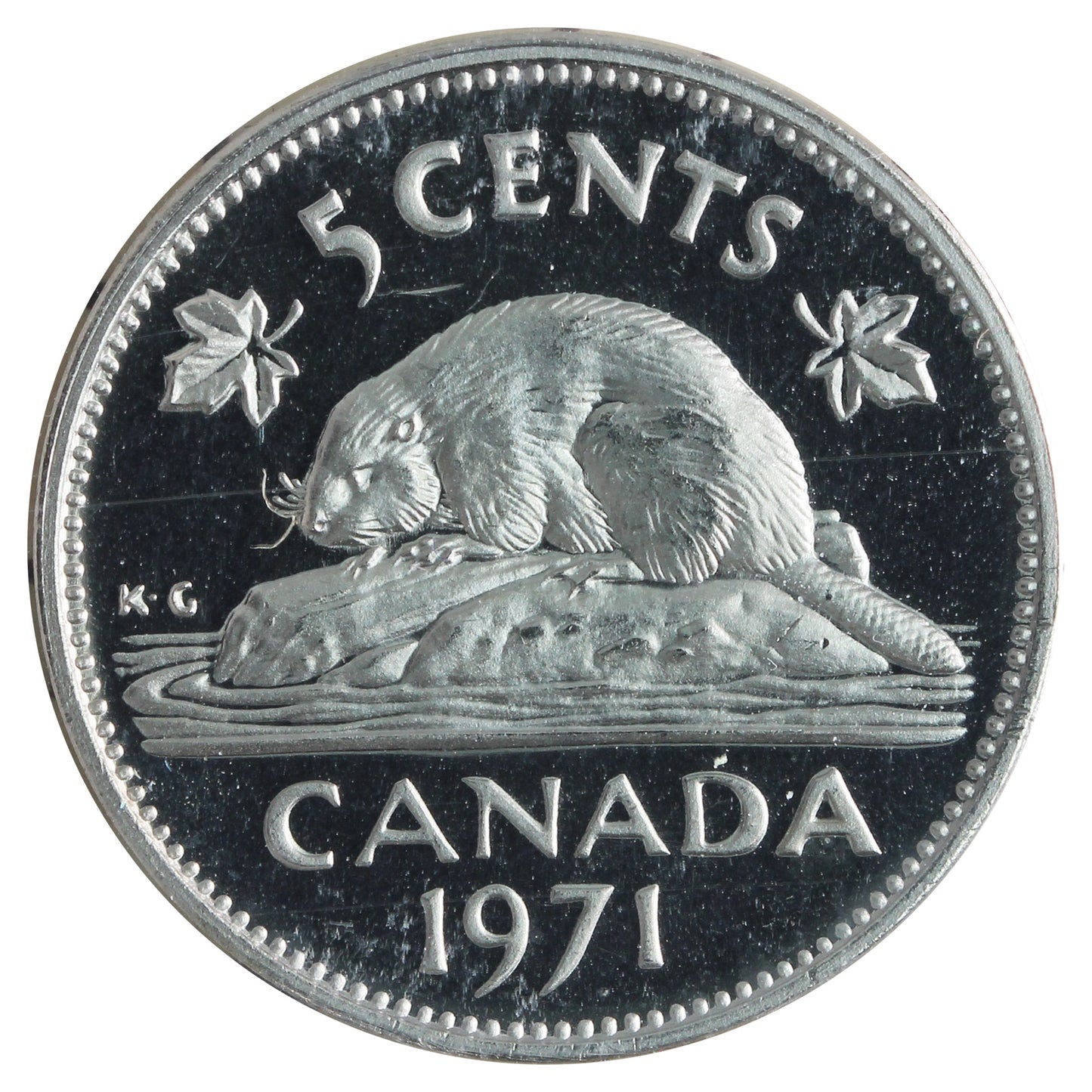 1971 Canada 5-cents ICCS Certified SP67 Ultra Heavy Cameo