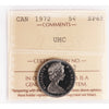 1972 Canada 5-cents ICCS Certified SP65 Ultra Heavy Cameo