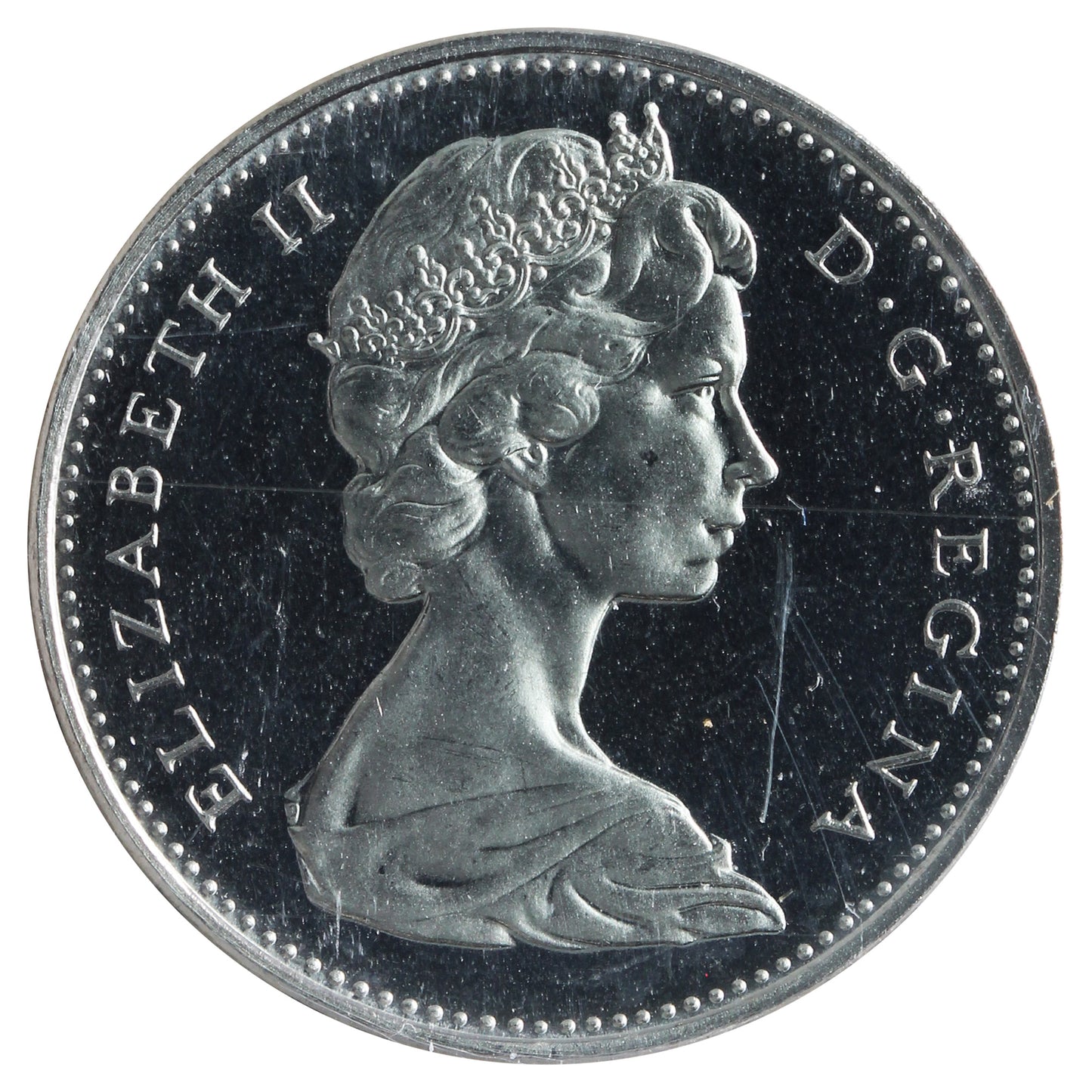 1974 Canada 5-cents ICCS Certified SP66 Ultra Heavy Cameo