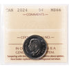 2024 Canada 5-cents ICCS Certified MS66
