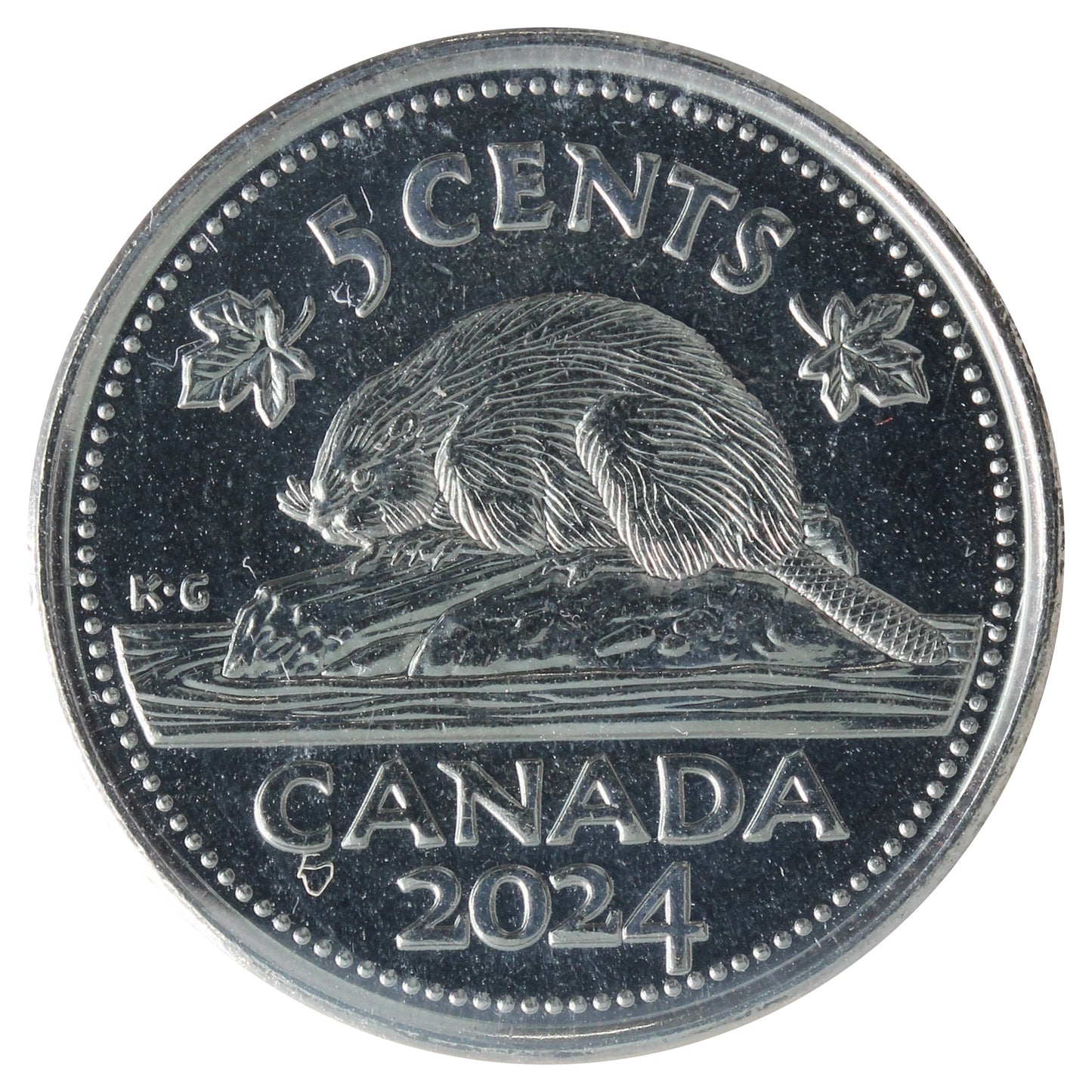 2024 Canada 5-cents ICCS Certified MS65
