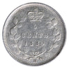 1880H Obv. 2 Canada 5-cents ICCS Certified EF40