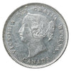 1886 Large 6 Canada 5-cents ICCS Certified AU55