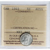 1903 Canada 5-cents ICCS Certified AU55