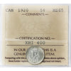1920 Canada 5-cents ICCS Certified MS65 (XHI 400)