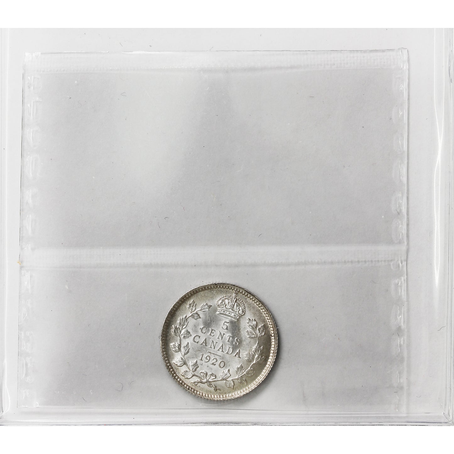 1920 Canada 5-cents ICCS Certified MS65 (XHI 400)