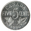 1930 Canada 5-cents ICCS Certified MS63 (XHI 407)