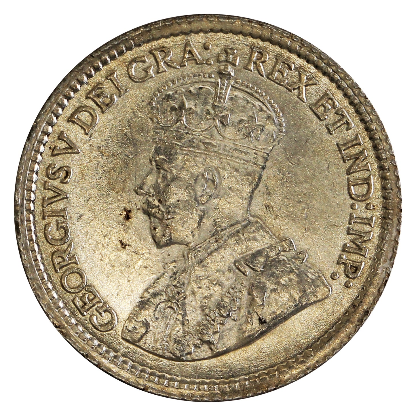 1915 Canada 5-cents AU-UNC (AU55) $