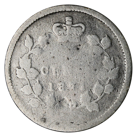 1871 Canada 5-cents Filler