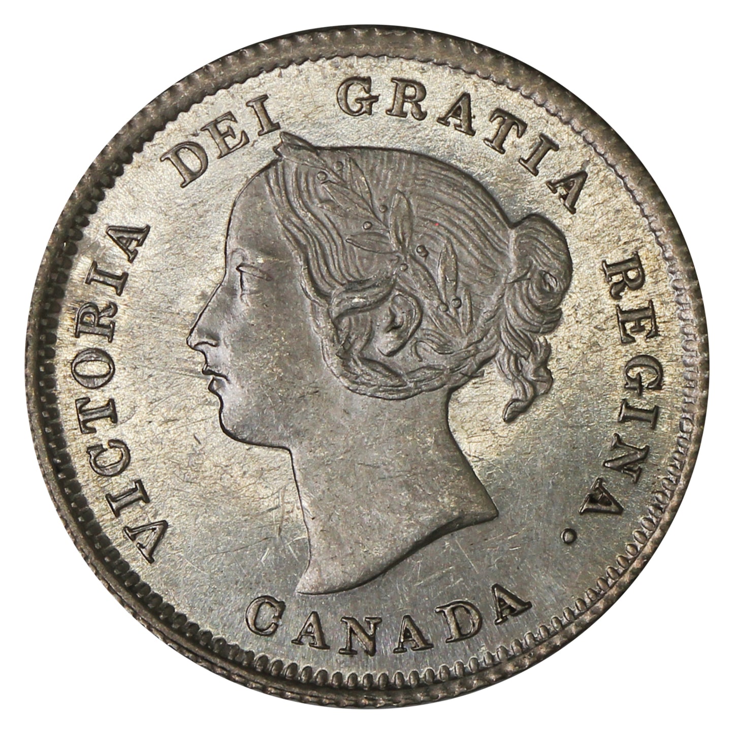 1871 Canada 5-cents UNC+ (MS62) $