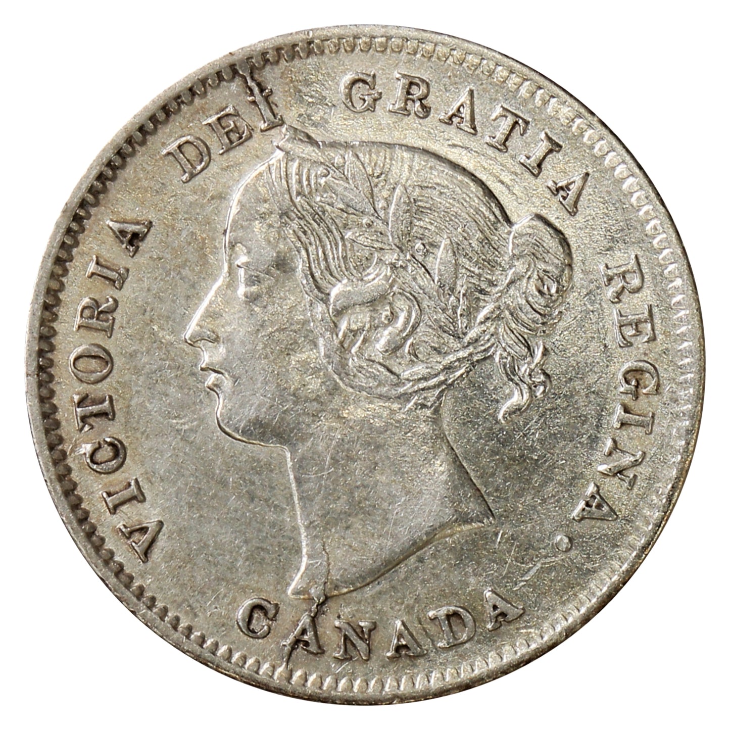 1871 Canada 5-cents EF-AU (EF45) $