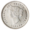 1889 Canada 5-cents Almost Uncirculated (AU50) $