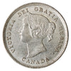 1892 Obv. 2 Canada 5-cents Almost Uncirculated (AU50) $