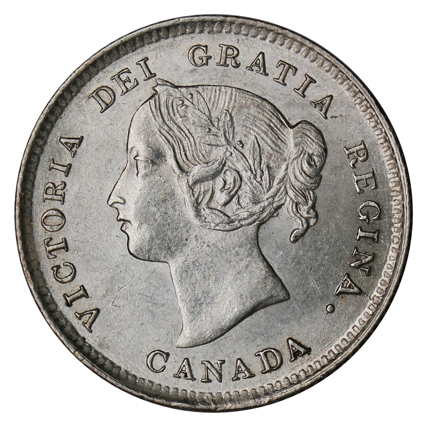 1893 Canada 5-cents Uncirculated (MS60) $