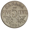 1934 Canada 5-cents Brilliant Uncirculated (MS63) $