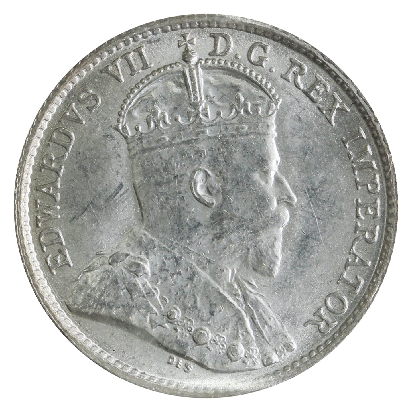 1910 Pointed Leaves Canada 5-cents ICCS Certified MS63