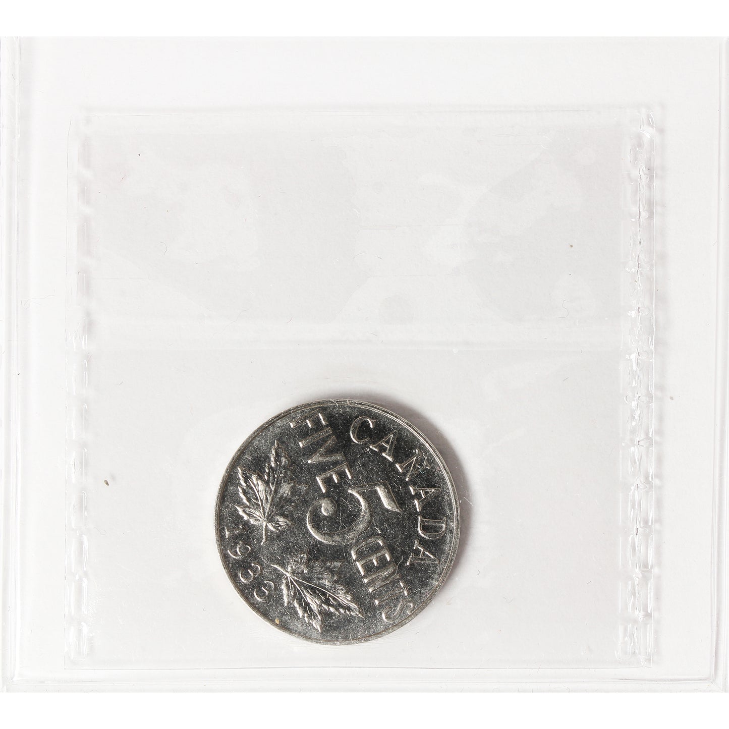 1933 Canada 5-cents ICCS Certified MS60