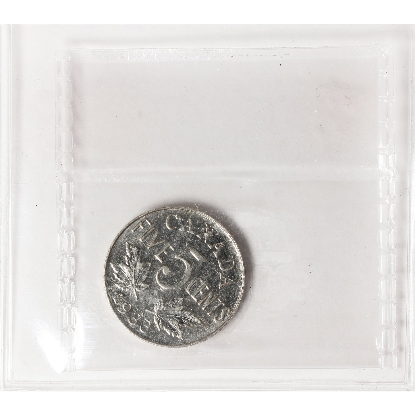 1933 Canada 5-cents ICCS Certified EF40