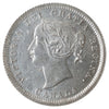 1870 Flat Border Canada 5-cents ICCS Certified AU55