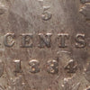 1884 Far 4 Canada 5-cents ICCS Certified EF40