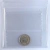 1886 Large 6 Canada 5-cents ICCS Certified AU50