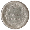 1886 Large 6 Canada 5-cents ICCS Certified AU50