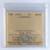 1901 Canada 5-cents ICCS Certified MS63 (XCZ 546)