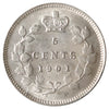 1901 Canada 5-cents ICCS Certified MS63 (XCZ 546)