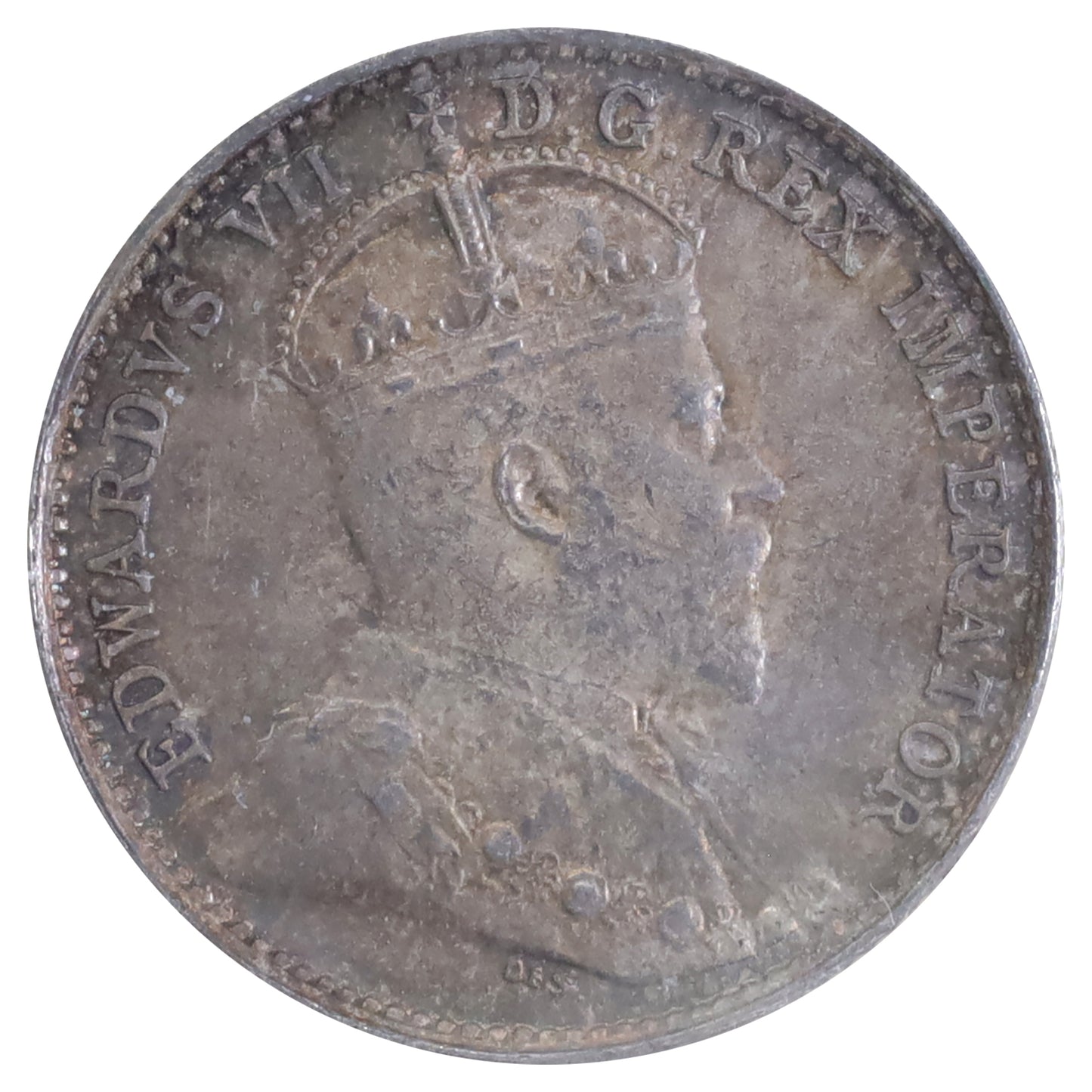 1908 Small 8 Canada 5-cents ICCS Certified MS64 (XCZ 889)