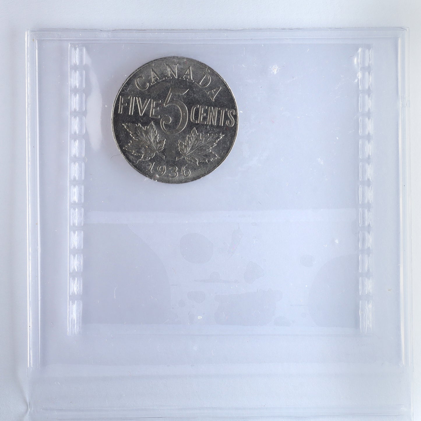 1936 Canada 5-cents ICCS Certified MS60