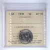 1939 Canada 5-cents ICCS Certified AU58
