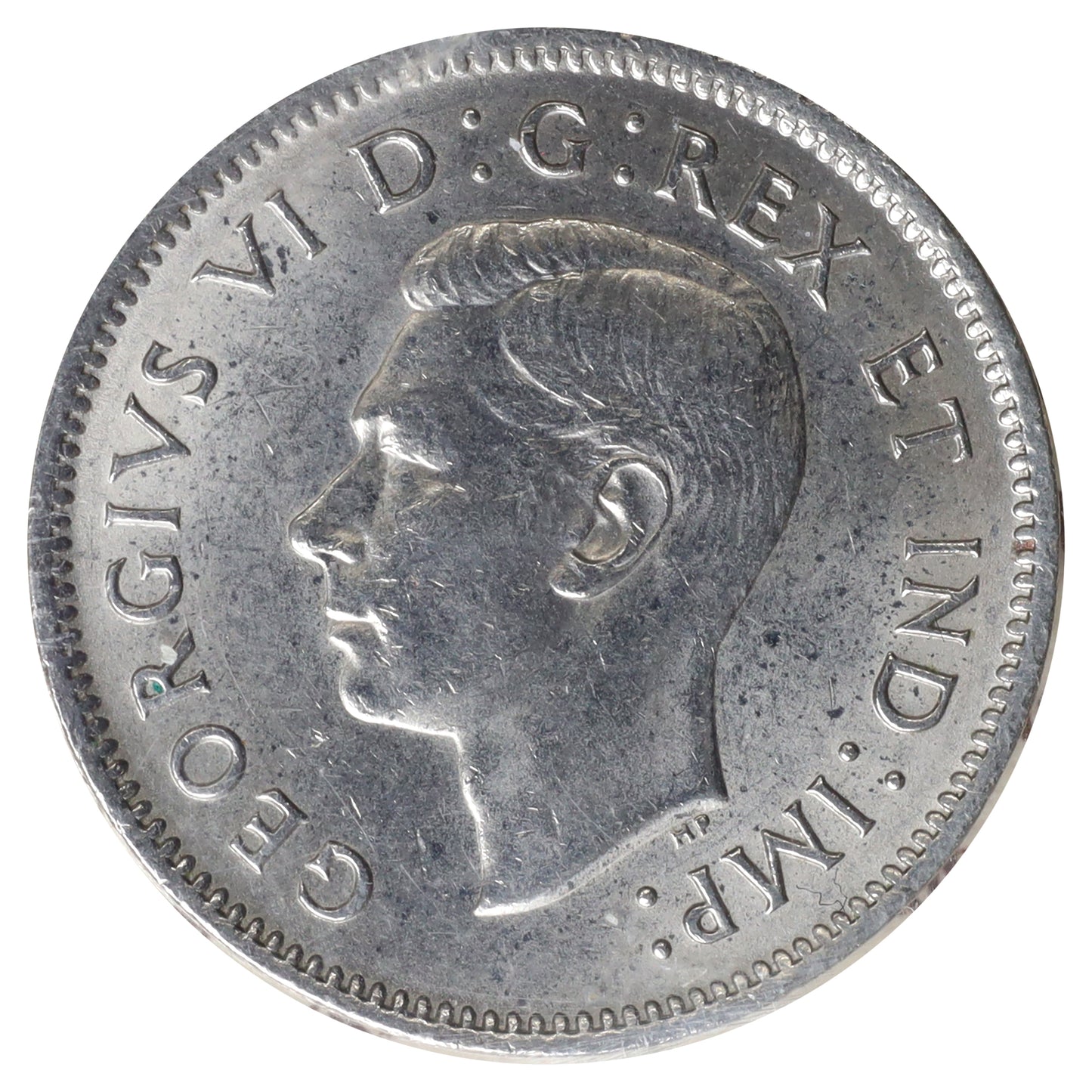 1939 Canada 5-cents ICCS Certified AU58