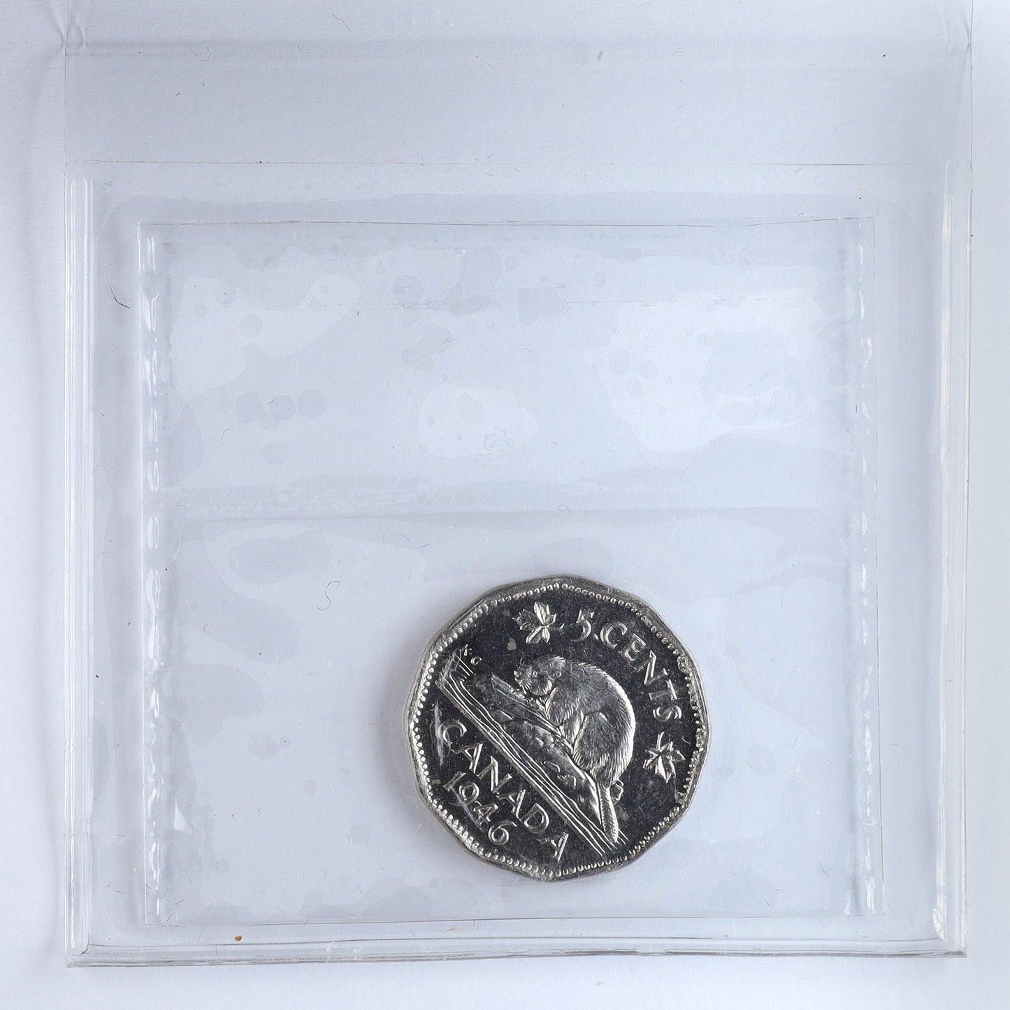 1946 6/6 Canada 5-cents ICCS Certified MS63