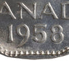 1958 Double 1958 Canada 5-cents ICCS Certified MS64