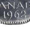 1962 Double 1962 Canada 5-cents ICCS Certified MS64