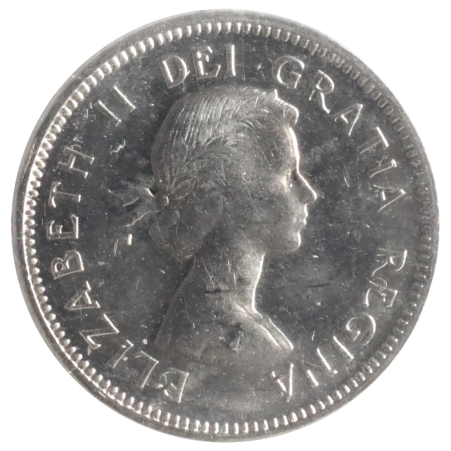 1964 Extra Waterline Canada 5-cents ICCS Certified MS64