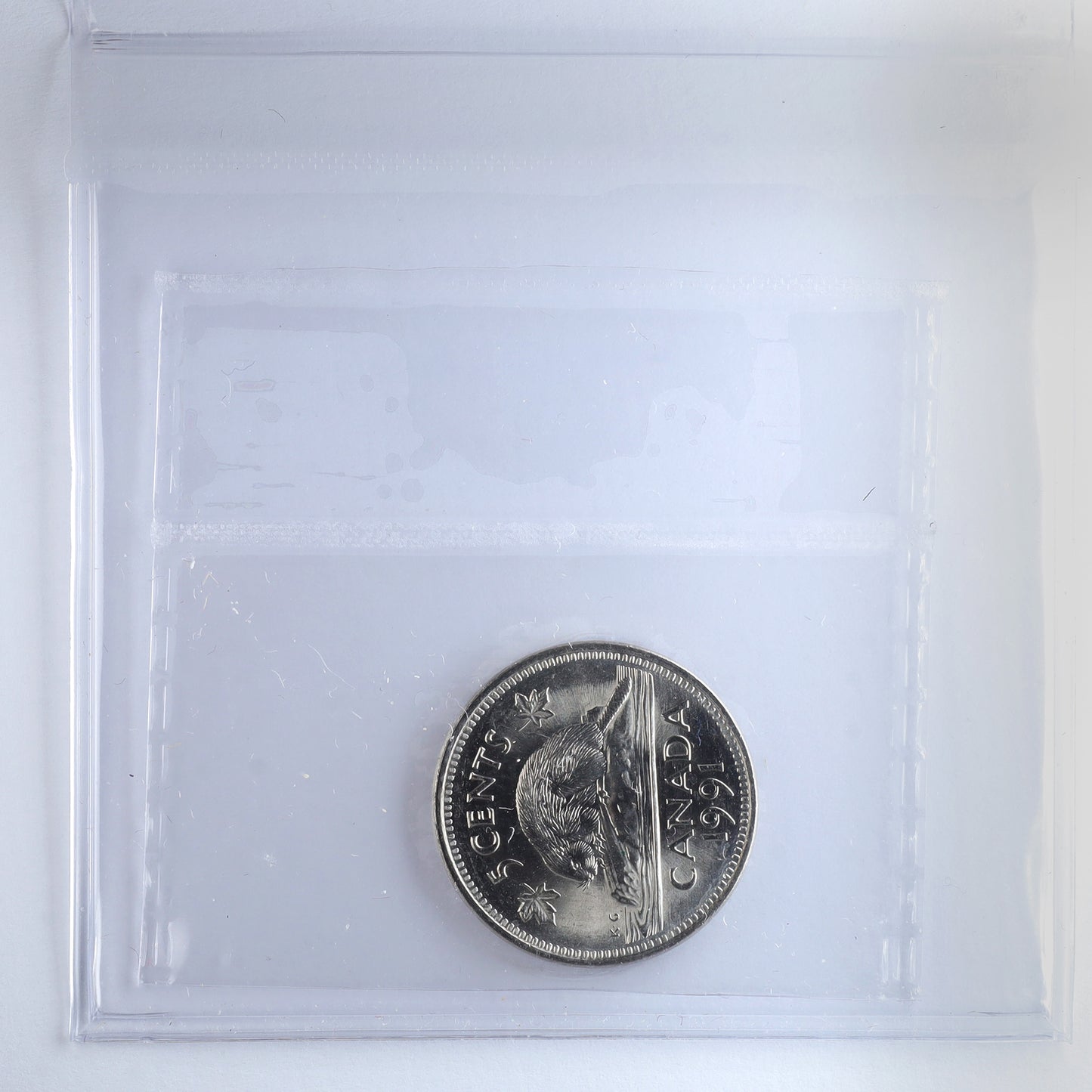 1991 Canada 5-cents ICCS Certified MS64