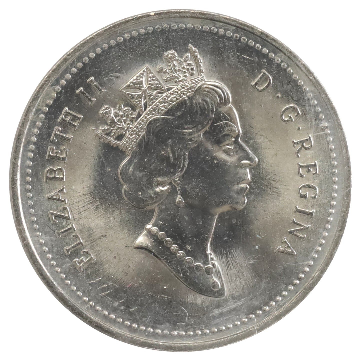 1991 Canada 5-cents ICCS Certified MS64