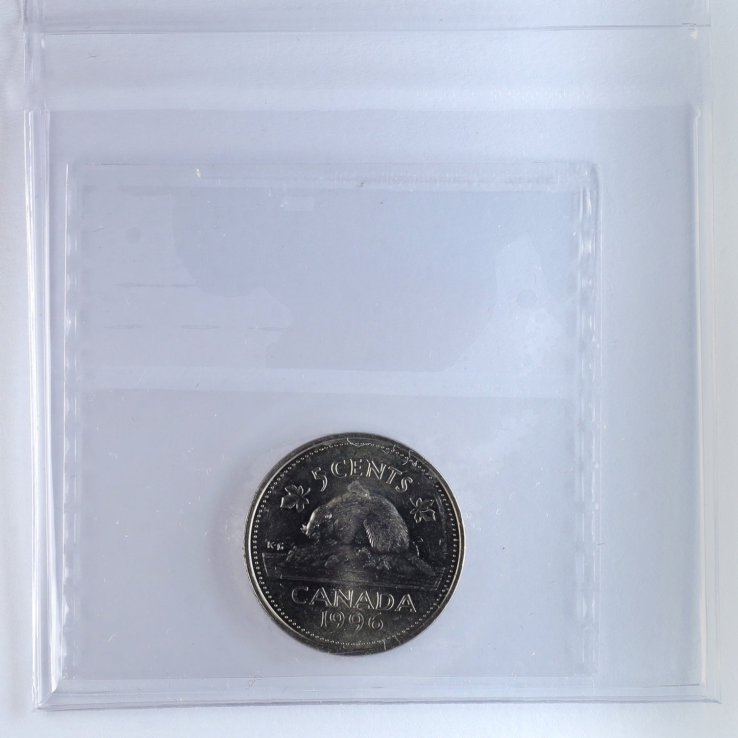 1996 Far 6 Canada 5-cents ICCS Certified MS63