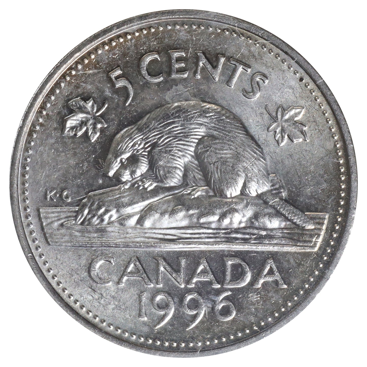 1996 Far 6 Canada 5-cents ICCS Certified MS63