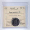 2003WP New Effigy Canada 5-cents ICCS Certified MS65 NBU