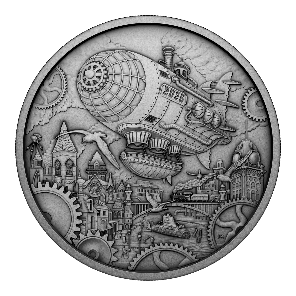(Pre-Order) 2026 Canada $50 A Whimsical Tale - Blimp Fine Silver (No Tax)