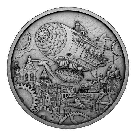 2026 Canada $50 A Whimsical Tale - Blimp Fine Silver (No Tax)