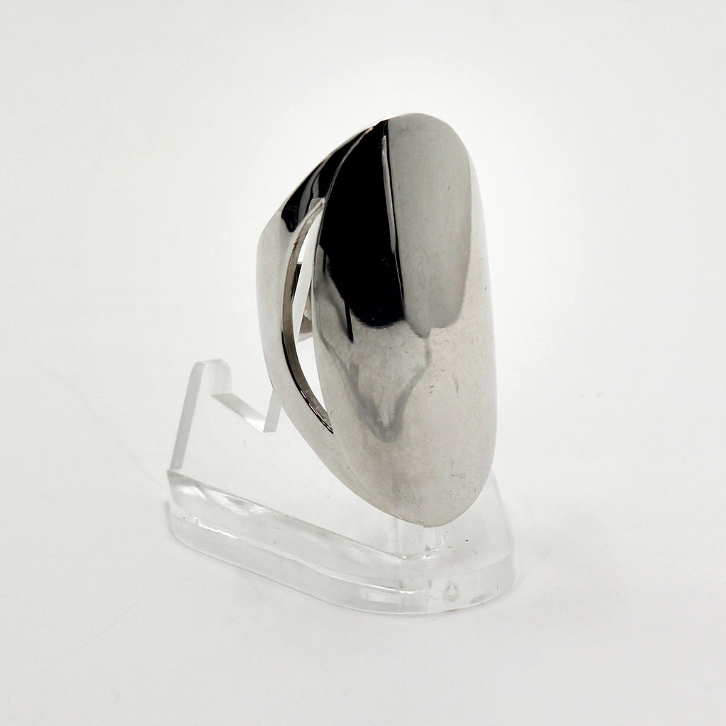 Sterling Silver 'ELLE' Statement Ring - 7