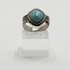 Sterling Silver Larimar Ring - 6